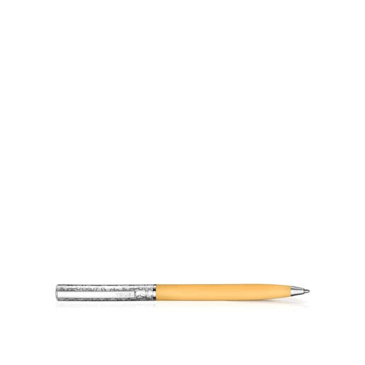 Steel TOUS Kaos Ballpoint pen lacquered in orange | TOUS