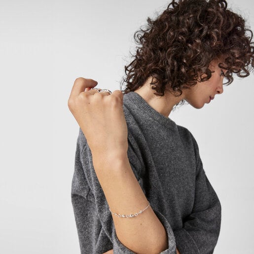 Серебряный браслет Mini Icons с фигурками