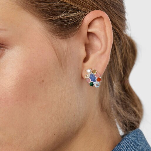 ピアス  Fragile Nature    　シルバー925　天然石　