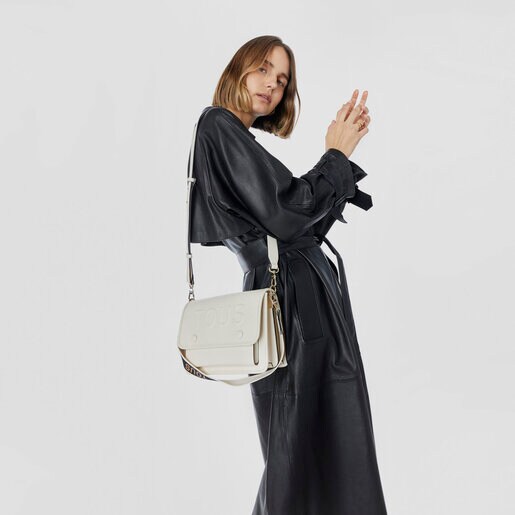 Medium ivory-colored TOUS La Rue Audree Crossbody bag