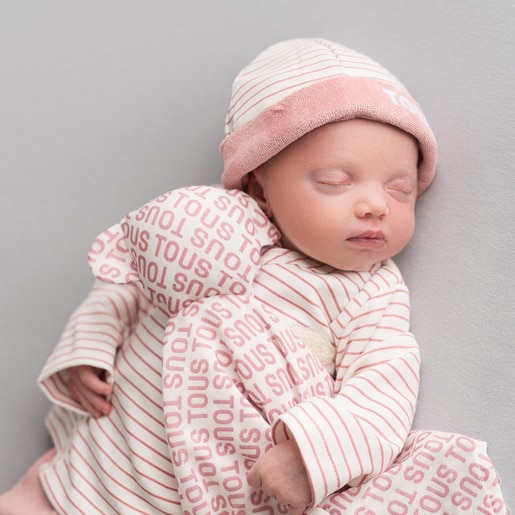 Baby comforter in Classic pink