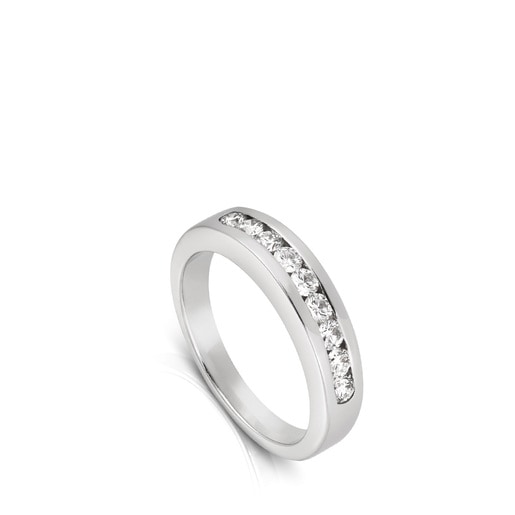 White Gold TOUS Diamond Ring with Diamond