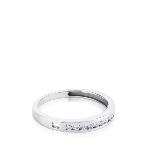 White Gold TOUS Les Classiques Ring with Diamonds 0,18ct