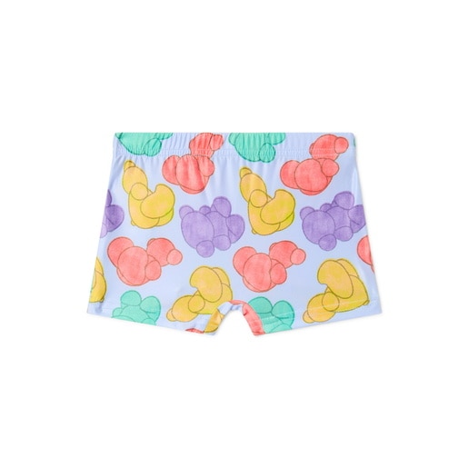 Bañador bóxer de niño Aqua azul celeste
