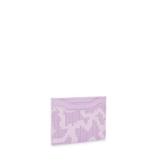 Porte-cartes Kaos Pix mauve