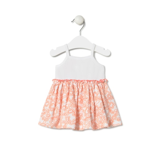 Girls dress in Kaos orange