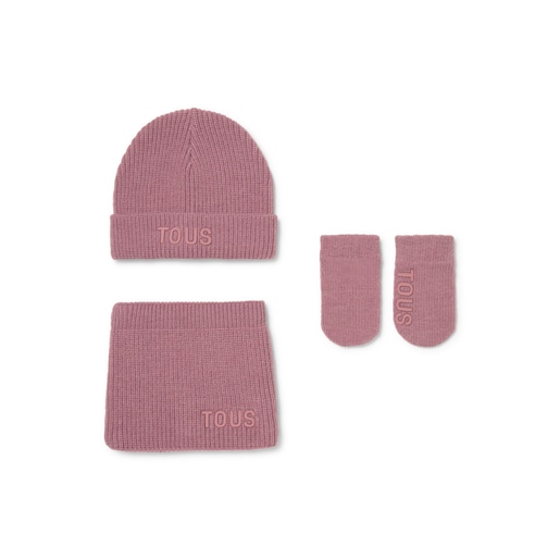 Tous - Winter Set In Snow Pink - Textil