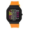 B-Connect Smartwatch with orange silicone strap