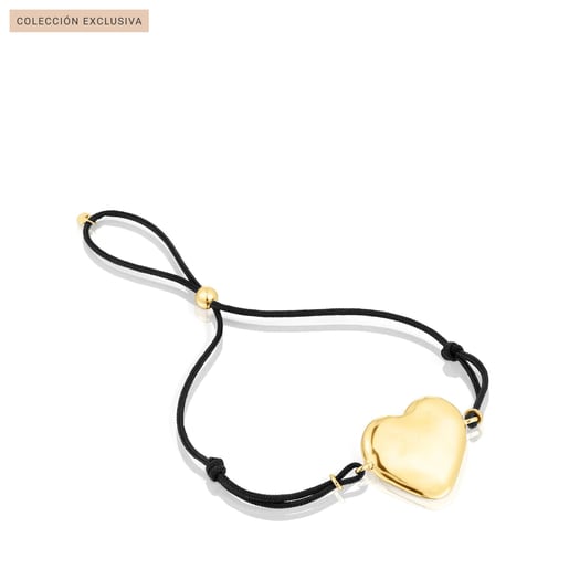 Tous Pulseras Mujer TOUS Pulsera De Plata Y Nylon Para Mujer Con