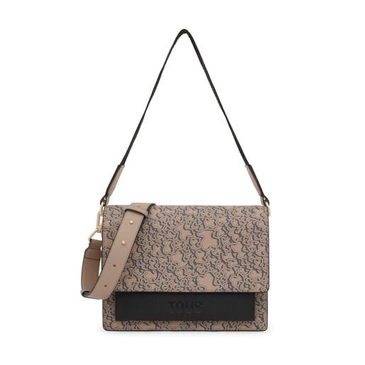 Sac à bandoulière Audree taupe moyen Kaos Mini Evolution New