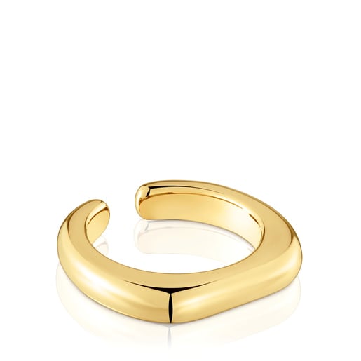 18kt gold plating over silver open Ring Line