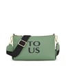 Khaki-colored leather TOUS Balloon crossbody bag