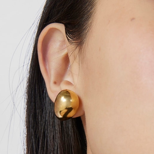 Large gold Teardrop earrings TOUS Balloon