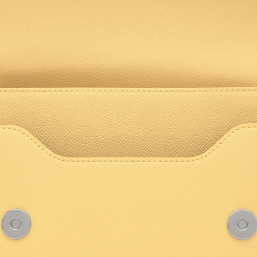 Medium yellow Crossbody bag TOUS Audree Studs
