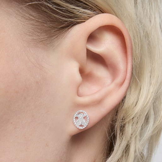 シルバーのピアス Camee