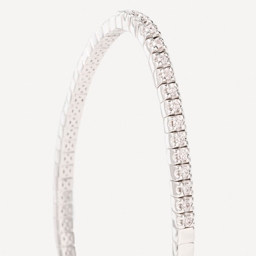 White gold Elastic bracelet with diamonds TOUS ATELIER