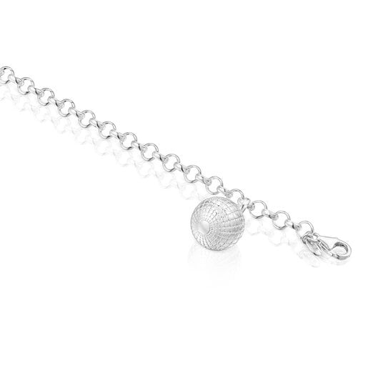 Pulsera de plata bola osos St. Tropez Disco