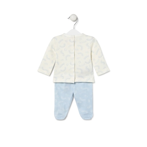 Newborn baby set in Arc sky blue