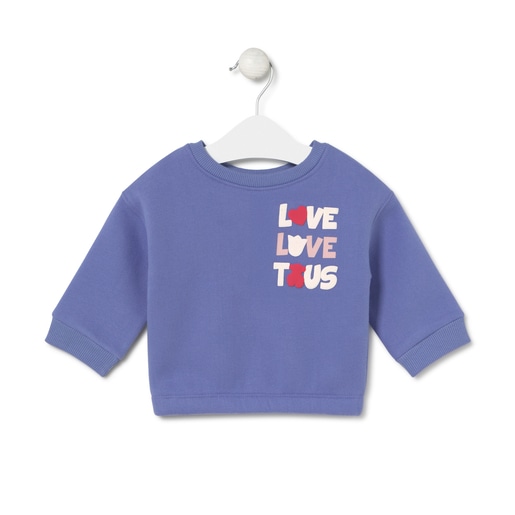 LOVE TOUS sweatshirt in Casual lilac