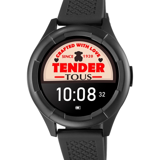 Sportovní hodinky Smarteen Connect s černým silikonovým řemínkem