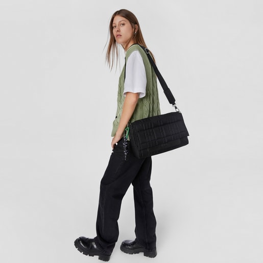 תיק צד TOUS Empire Padded גדול בצבע שחור