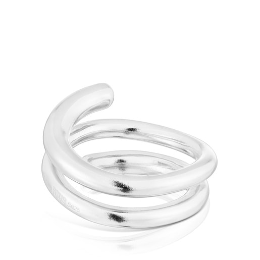 Anello a spirale in argento New Hav
