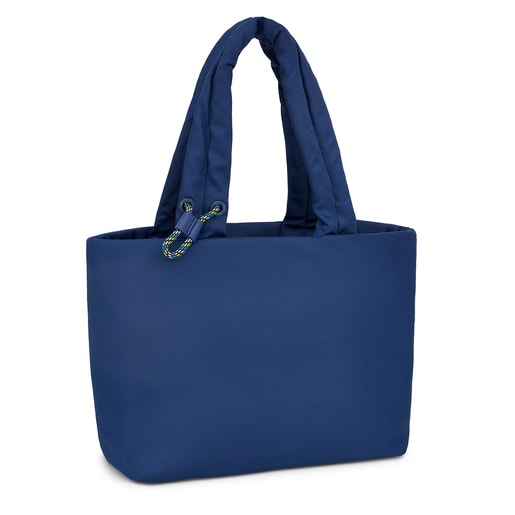 Large navy blue TOUS Marina Tote bag | TOUS