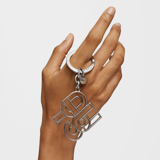 Silver Silhouette Key ring TOUS MANIFESTO