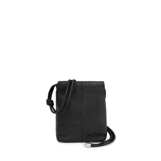 Mini bolso negro de piel TOUS Cloud