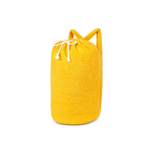 Saco de praia Logótipo amarelo