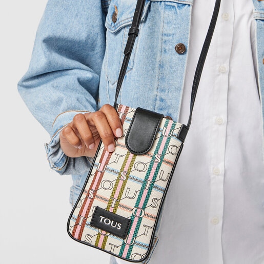 Бежево-черный чехол для мобильного телефона TOUS Crossroad