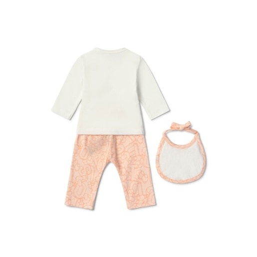 Conjunto de bebé de recién nacido Mix naranja