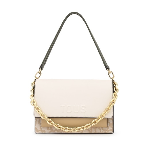 Sac à bandoulière Audree ivoire moyen Kaos Icon
