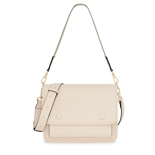 Medium beige TOUS La Rue Audree Crossbody Bag | TOUS