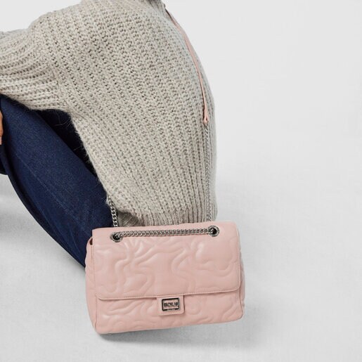 Sac à bandoulière à rabat Kaos Dream moyen rose