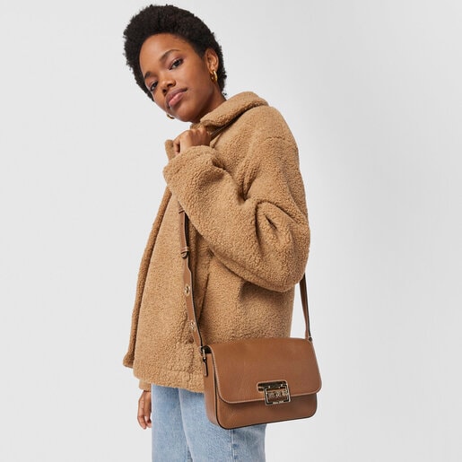 Сумка-кроссбоди TOUS Legacy из коричневой кожи