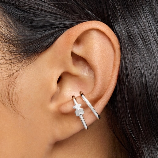 Earcuff de plata Icon Metal