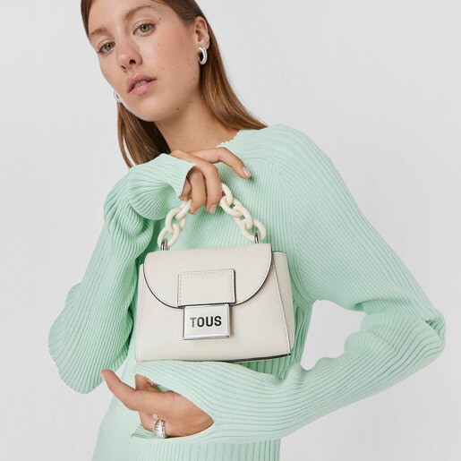 Mini bandolera beige TOUS Sylvia