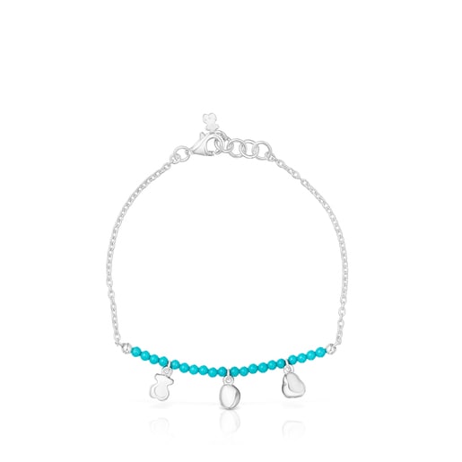 Pulseira TOUS Joy Bits em prata e calcite tingida