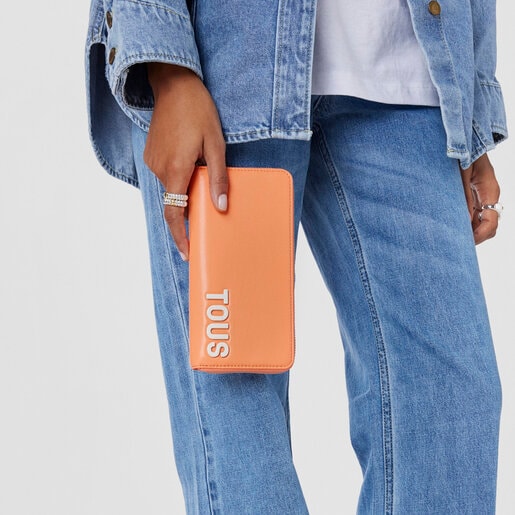 Billetera naranja TOUS Carol