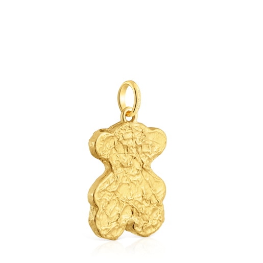 Bear Pendant with 18kt gold plating over silver bonbon Sweet Dolls