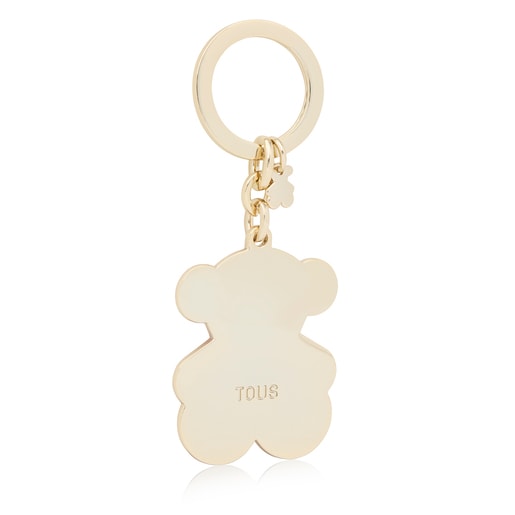 Fuchsia-colored TOUS Pix Bear Key ring