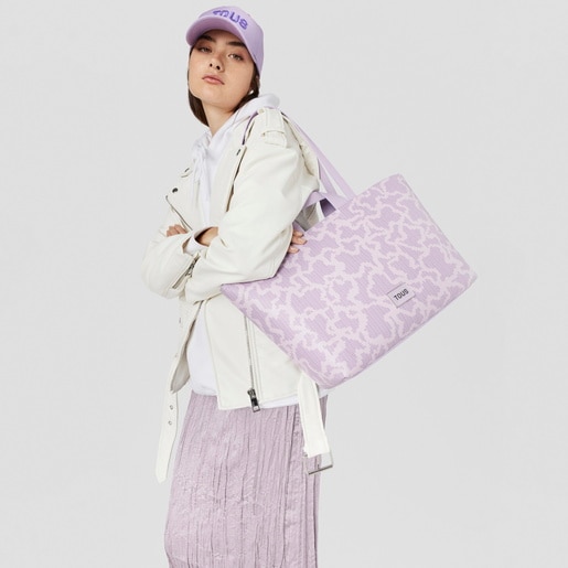 Medium mauve Kaos Pix Tote bag | TOUS