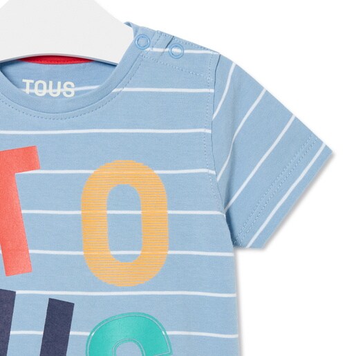 Boys TOUS t-shirt in Casual sky blue
