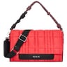 Large coral-colored TOUS Empire Padded Crossbody bag