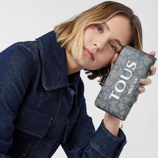 Billetera mediana negra Kaos Legacy