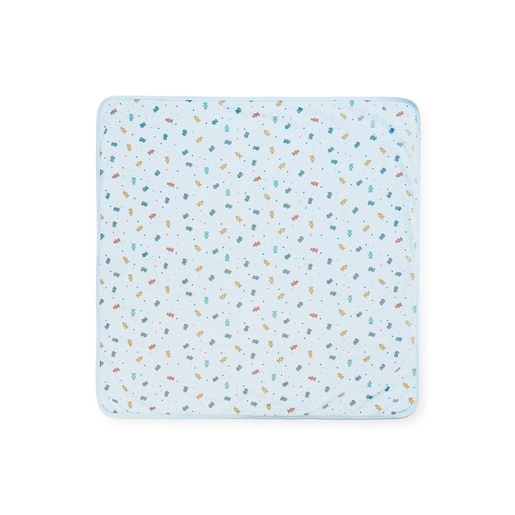 Blue polka discount dot baby blanket