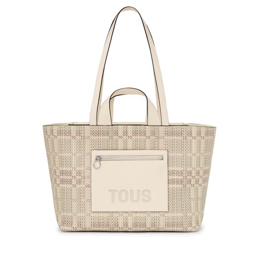 Medium beige TOUS Cecilia Tote bag | TOUS