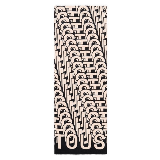 Black and white modal TOUS Vera Foulard