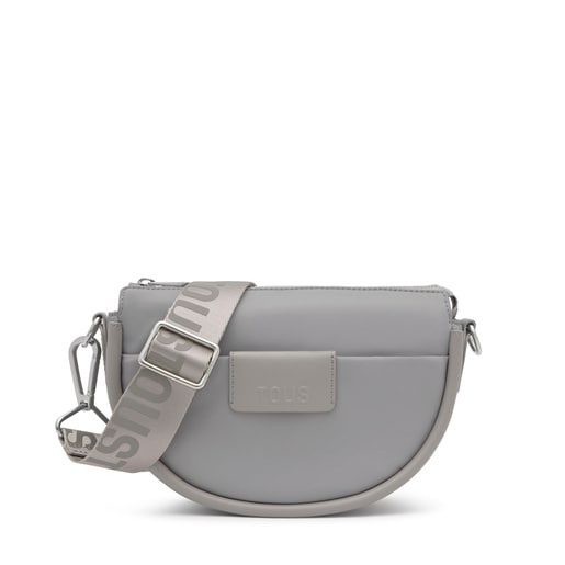 Medium gray Crossbody bag TOUS Miranda Soft New